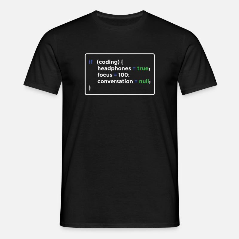 Programmation du programmeur - T-shirt Homme - noir