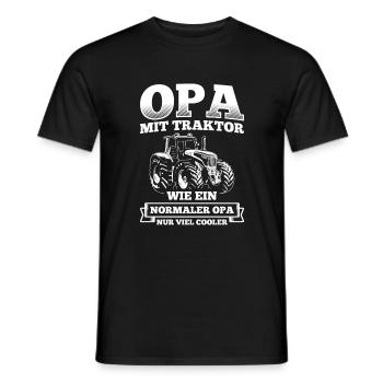 Landwirtschaft Traktor Bauer - Männer T-Shirt - Schwarz - Vorne - AI Model Male 178 light (178cm)