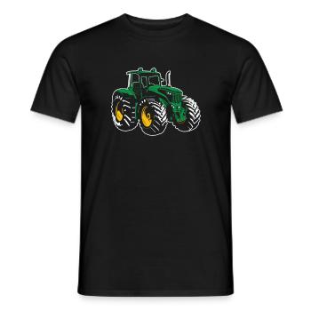 tracteur - T-shirt homme - noir - Devant - AI Model Male 178 light (178cm)