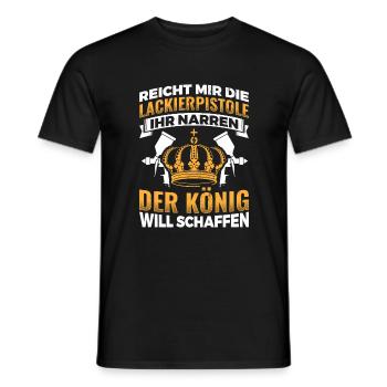 Geschenkidee Beruf Lackierer - Männer T-Shirt - Schwarz - Vorne - AI Model Male 178 light (178cm)
