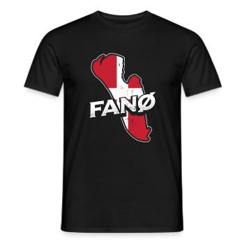 Fanö Fanø - Männer T-Shirt - Schwarz - Vorne - AI Model Male 178 light (178cm)
