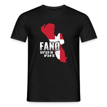 Dänemark Fanö Fanø - Männer T-Shirt - Schwarz - Vorne - AI Model Male 178 light (178cm)