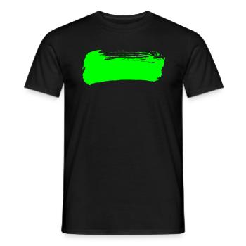 Bande verte - Uranium U 92 - T-shirt homme - noir - Devant - AI Model Male 178 light (178cm)