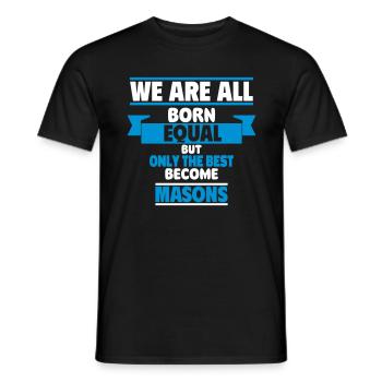 Seuls les meilleurs deviennent maçons - T-shirt homme - noir - Devant - AI Model Male 178 light (178cm)