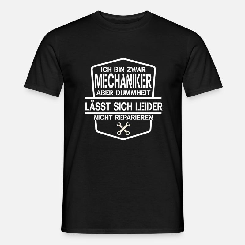Mechaniker - Männer T-Shirt - Schwarz