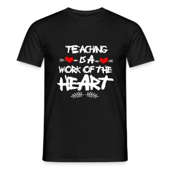 Enseignant Enseignant Enseignant - T-shirt homme - noir - Devant - AI Model Male 178 light (178cm)