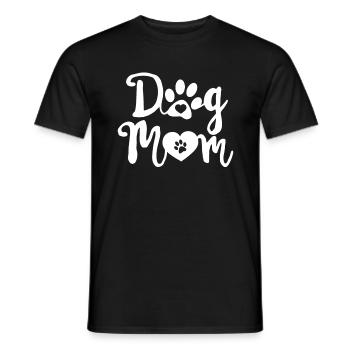 Hund Mutter Hemd Liebe Hunde Pelz Mama Haustiere Rettungsgeschenk - Männer T-Shirt - Schwarz - Vorne - AI Model Male 178 light (178cm)