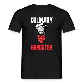 Lustiges Kochhemd kulinarische Gangsterküche - Männer T-Shirt - Schwarz - Vorne - AI Model Male 178 light (178cm)