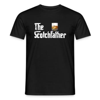 The Scotchfather - Scotch Liebhaber - Geschenk - Männer T-Shirt - Schwarz - Vorne - AI Model Male 178 light (178cm)