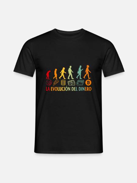 Evolución de la camisa del dinero, camisa del - Men's T-Shirt - black