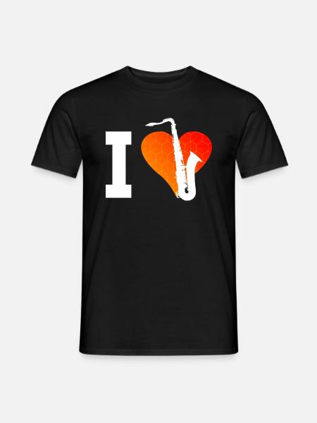 Saxophoniste Femmes Hommes Saxophone Saxophone Saxophone Saxophone - T-shirt homme - noir