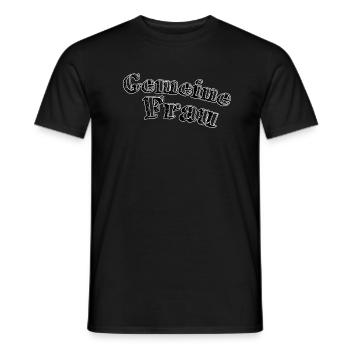 Femme ordinaire - T-shirt homme - noir - Devant - AI Model Male 178 light (178cm)