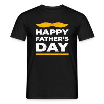 Vatertag - Männer T-Shirt - Schwarz - Vorne - AI Model Male 178 light (178cm)
