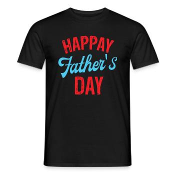 Vatertag - Männer T-Shirt - Schwarz - Vorne - AI Model Male 178 light (178cm)