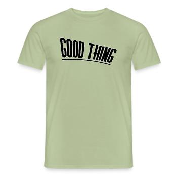 Good thing - Männer T-Shirt - Sage - Vorne - AI Model Male 178 light (178cm)