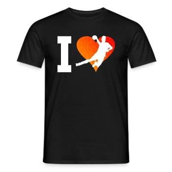 Herren Handballspieler Damen Handballspielen - Männer T-Shirt - Schwarz - Vorne - AI Model Male 178 light (178cm)