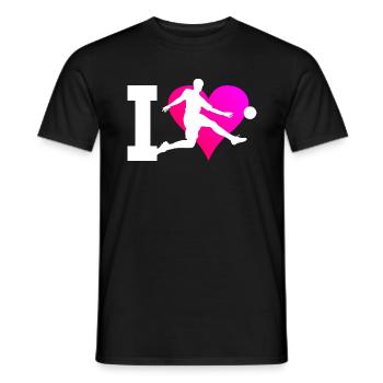 Football Hommes Footballeurs Jeux de football - T-shirt homme - noir - Devant - AI Model Male 178 light (178cm)
