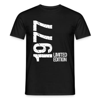 1977 limited edition - Männer T-Shirt - Schwarz - Vorne - AI Model Male 178 light (178cm)