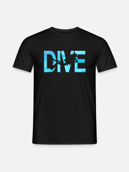 Diving T-shirt - Men's T-Shirt - black