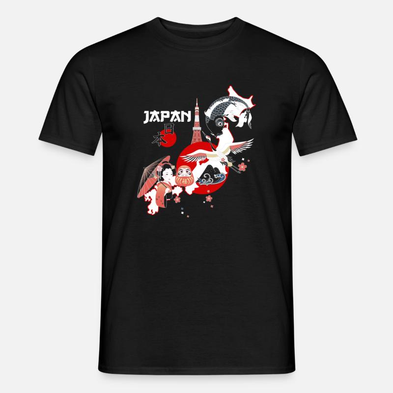 Cool Japan Tradtions Design - Men’s T-shirt - black