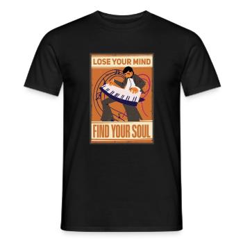 Cooles Musiker Spruch Design - Männer T-Shirt - Schwarz - Vorne - AI Model Male 178 light (178cm)