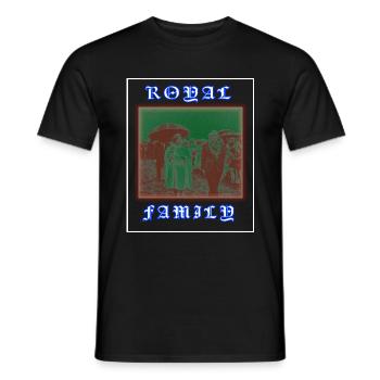 ROYAL FAMILY - Männer T-Shirt - Schwarz - Vorne - AI Model Male 178 light (178cm)