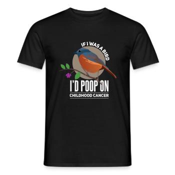 Kinder Krebs Krankheit Statement - Männer T-Shirt - Schwarz - Vorne - AI Model Male 178 light (178cm)