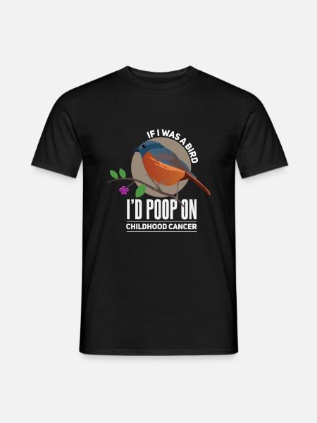 Kinder Krebs Krankheit Statement - Männer T-Shirt - Schwarz
