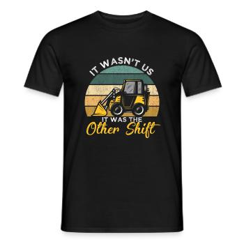Wir waren es nicht, es waren die Anderen - Männer T-Shirt - Schwarz - Vorne - AI Model Male 178 light (178cm)