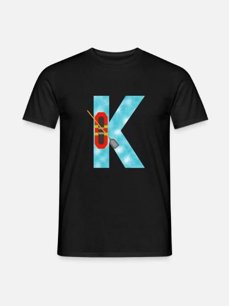 Kanu Kajak Boot Illustration - Männer T-Shirt - Schwarz
