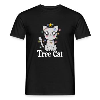 Motif de Noël amusant pour Noël - T-shirt homme - noir - Devant - AI Model Male 178 light (178cm)