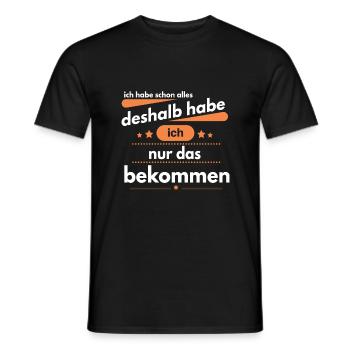 Lustiges Weihnachtsmotiv für Weihnachten - Männer T-Shirt - Schwarz - Vorne - AI Model Male 178 light (178cm)