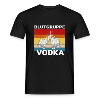 Lustiges Vodka Alkohol Spruch Motiv - Männer T-Shirt - Schwarz - Vorne - AI Model Male 178 light (178cm)