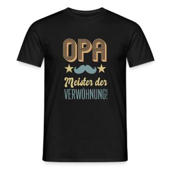 Cooles Opa Großvater Enkel Spruch Motiv - Männer T-Shirt - Schwarz - Vorne - AI Model Male 178 light (178cm)