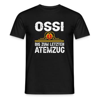 Cooles Ostdeutschland Spruch Motiv - Männer T-Shirt - Schwarz - Vorne - AI Model Male 178 light (178cm)