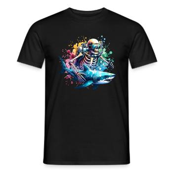 Diving Divers - Men's T-Shirt - black - Front - AI Model Male 178 light (178cm)