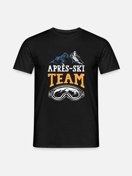 Après Ski Team - Men's T-Shirt - black