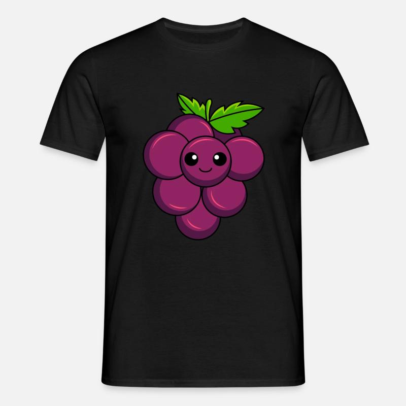 Grape Comic - Men's T-Shirt - black