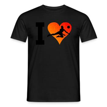 Volleyball Men's Volleyball Women's Volleyball - Men's T-Shirt - black - Front - AI Model Male 178 light (178cm)