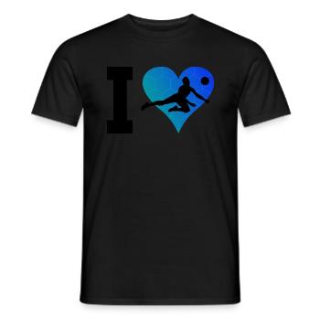 Joueurs de volley-ball Joueurs de volley-ball Joueurs de volley-ball - T-shirt homme - noir - Devant - AI Model Male 178 light (178cm)