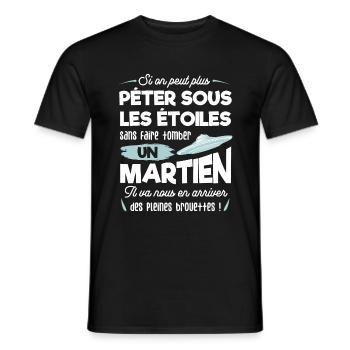 louis de funes la soupe au choux film - T-shirt homme - noir - Devant - AI Model Male 178 light (178cm)