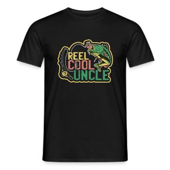 Reel cool Uncle - T-shirt homme - noir - Devant - AI Model Male 178 light (178cm)