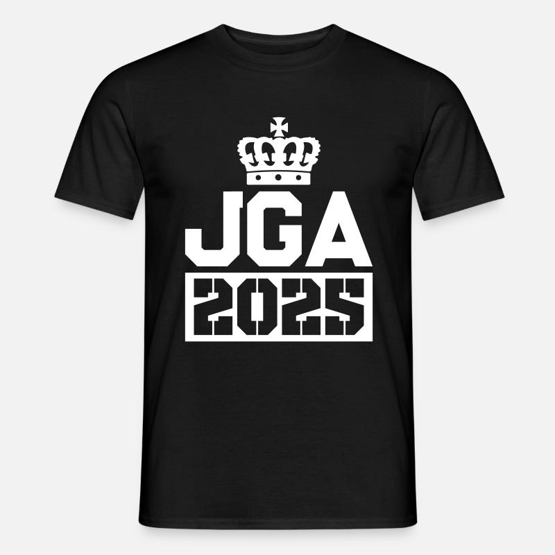 Jga 2025 Junggesellenabschied - Männer T-Shirt - Schwarz