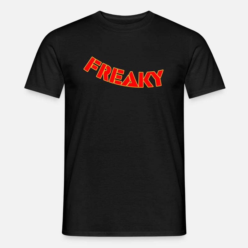 Freaky - Männer T-Shirt - Schwarz