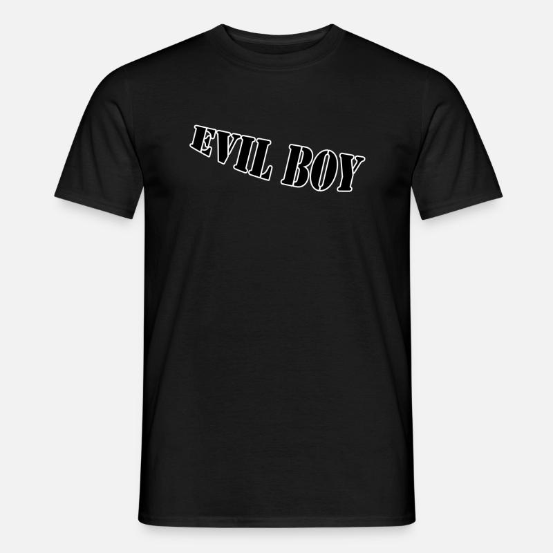 Evil boy - Männer T-Shirt - Schwarz