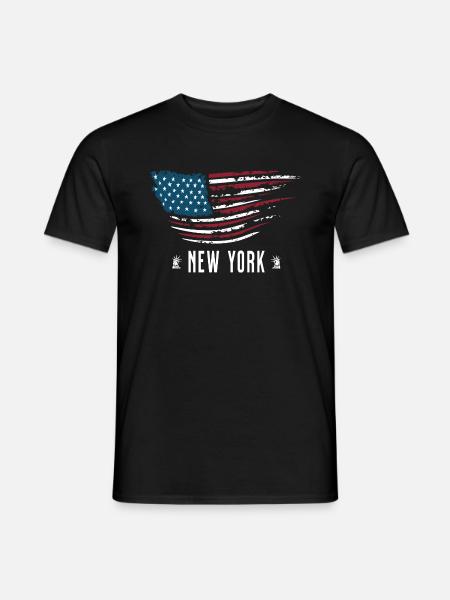 New york - Männer T-Shirt - Schwarz