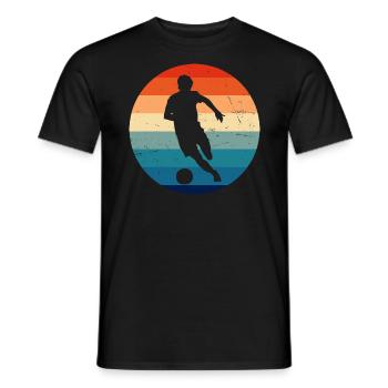 Football Fussballspielen Fussball Soccer Fussballs - T-shirt homme - noir - Devant - AI Model Male 178 light (178cm)