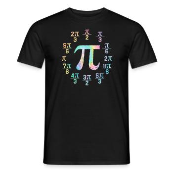 Professeur de mathématiques Math Professeur de Mathématicien Pi Day - T-shirt homme - noir - Devant - AI Model Male 178 light (178cm)