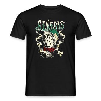 Genesis Madl Hatter Picture - Men's T-Shirt - black - Front - AI Model Male 178 light (178cm)