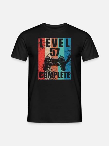 Level 57 complete - Men's T-Shirt - black
